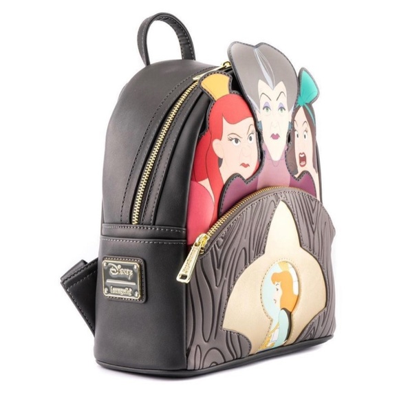 Loungefly Villains Scenes Evil Stepmother And Step Sisters Mini Backpack main image 6